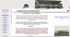 Desktop Screenshot of fokker-team.de